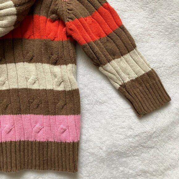 Tommy Hilfiger Baby 6-9M Striped Hooded Sweater | 100% Cotton Knit | VGUC - Picture 14 of 16